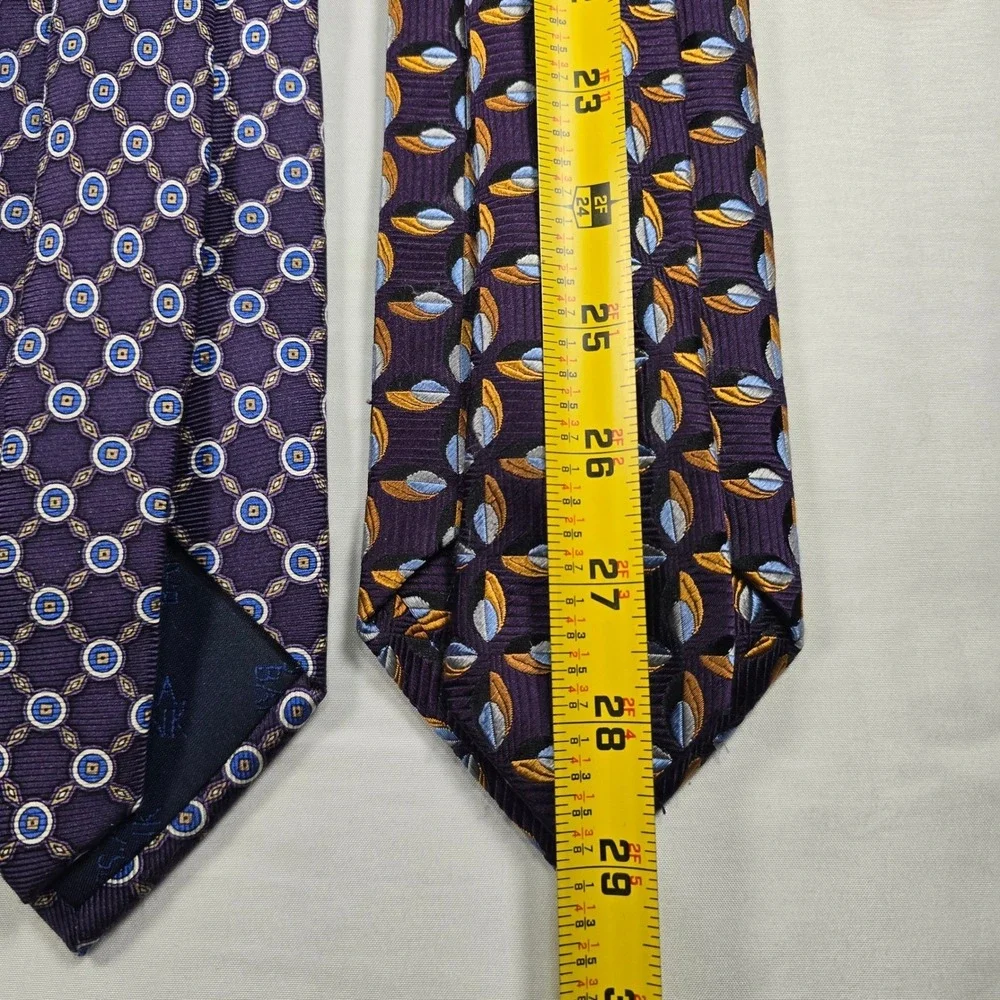 Jos. A. Bank Signature Gold Silk Tie Lot of 5 Old Money Business‎ Designer
